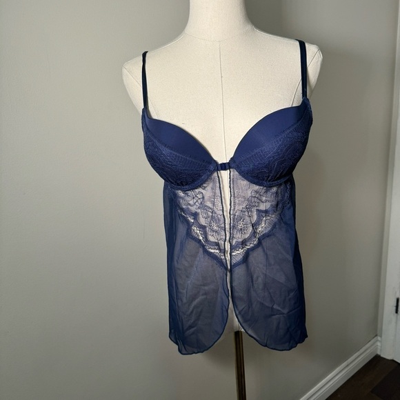 La Senza babydoll push up lingerie top M - Picture 2 of 5